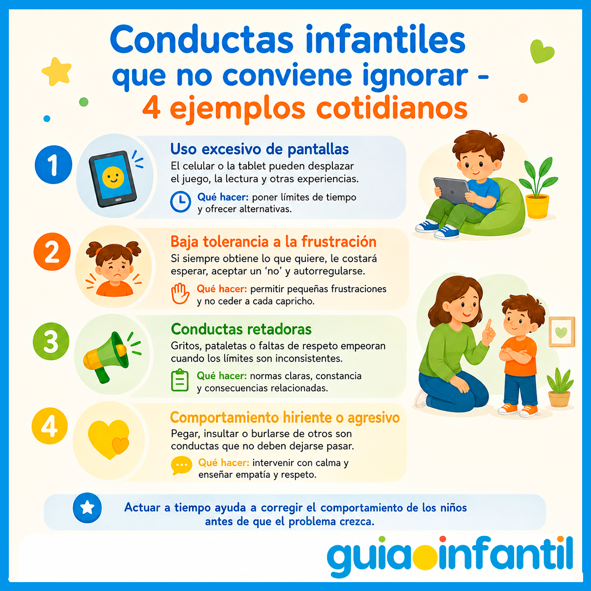 Comportamientos infantiles que NO se deben tolerar