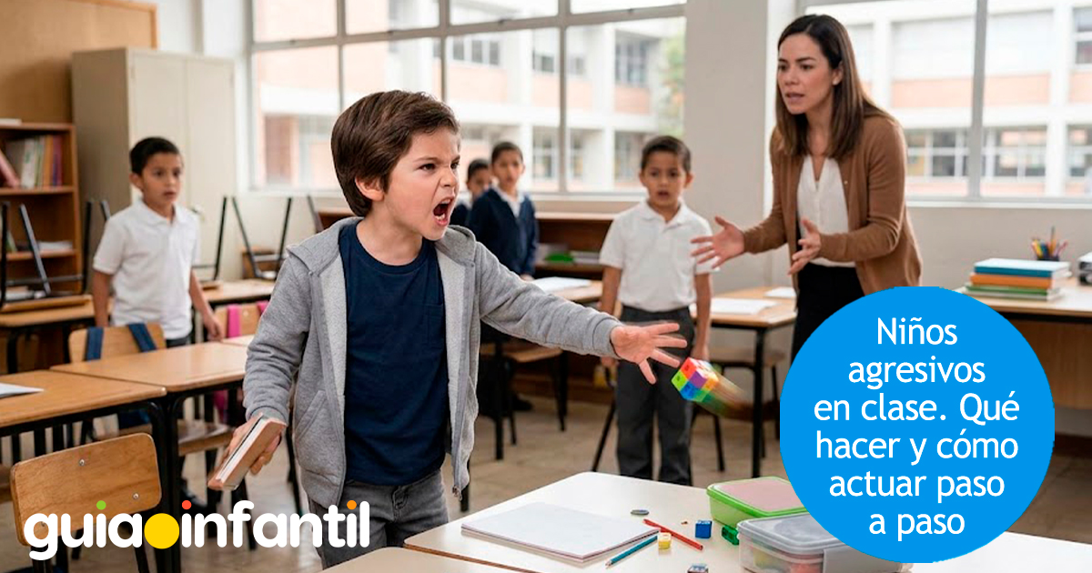 Niños agresivos en clases
