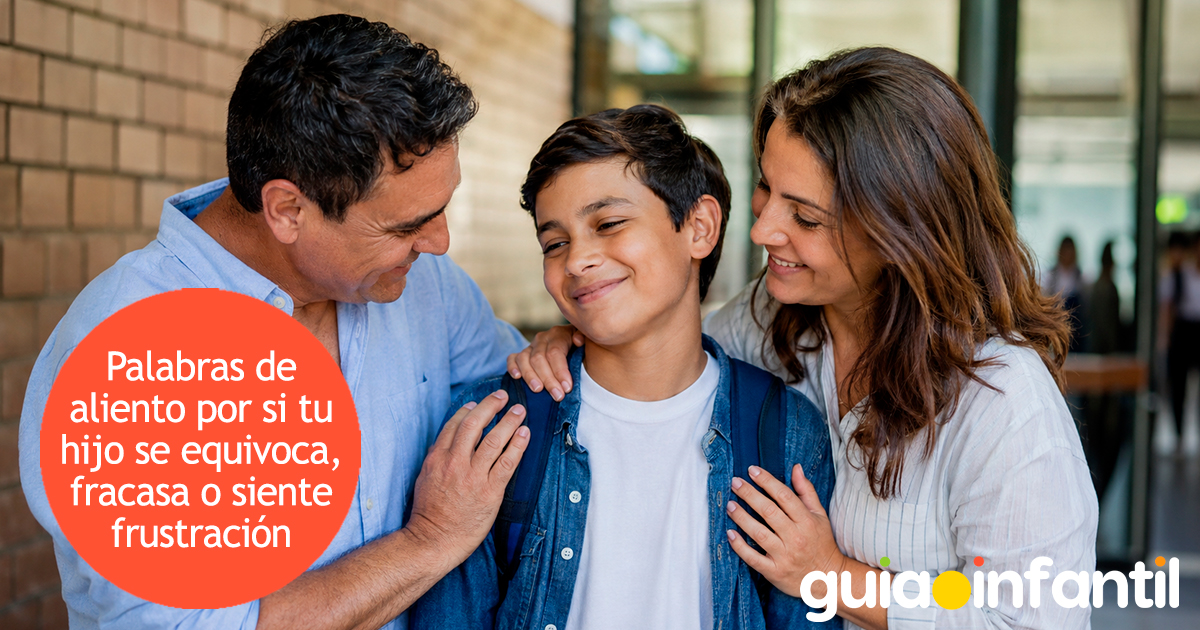 Palabras por si tu hijo se equivoca