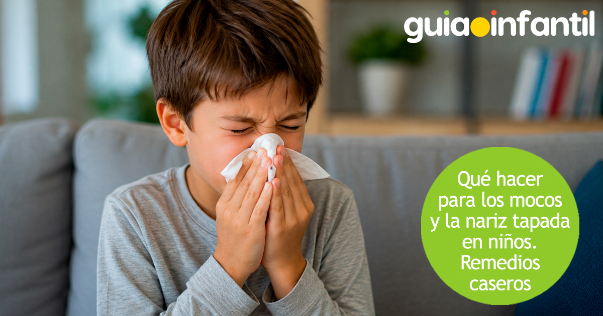 ¿Qué hacer contra la nariz tapada en niños?