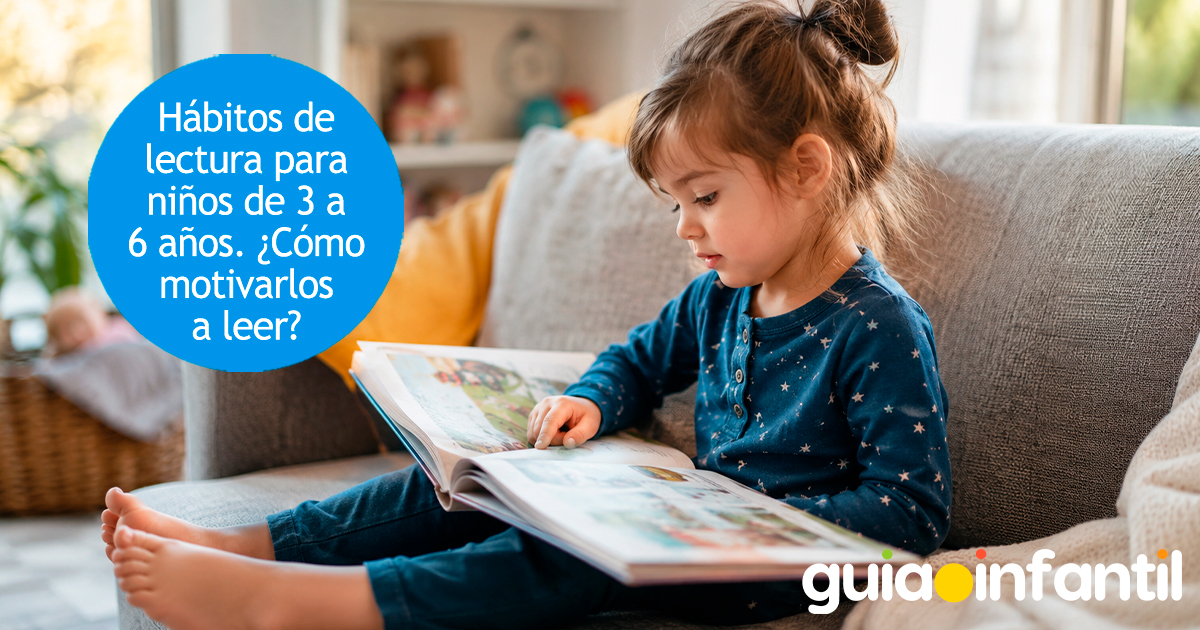 Hábitos de lectura para niños de 3 a 6 años