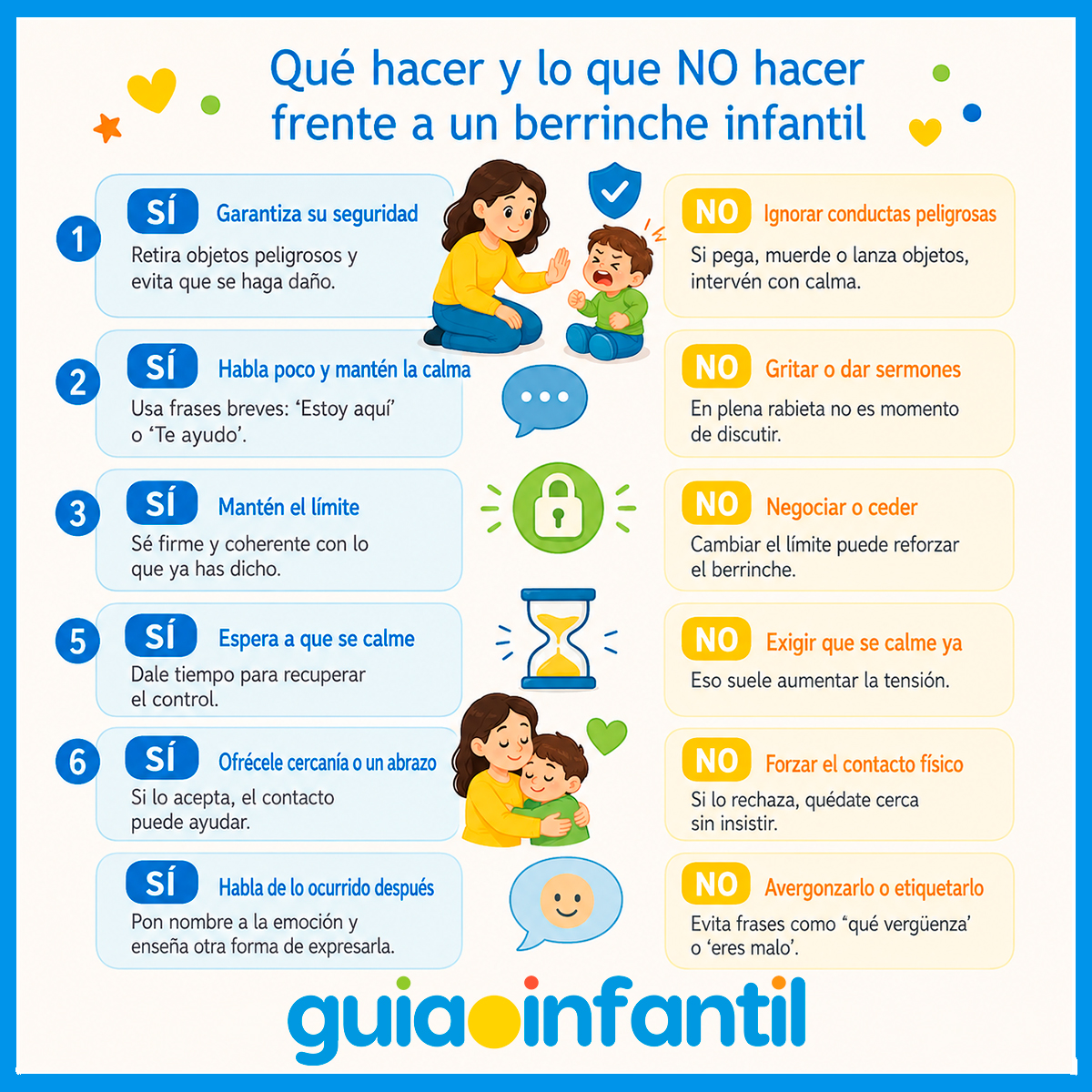 Qué sí y qué no hacer ante los berrinches