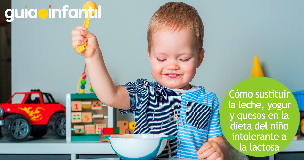 Sustituir alimentos con lactosa para niños intolerantes