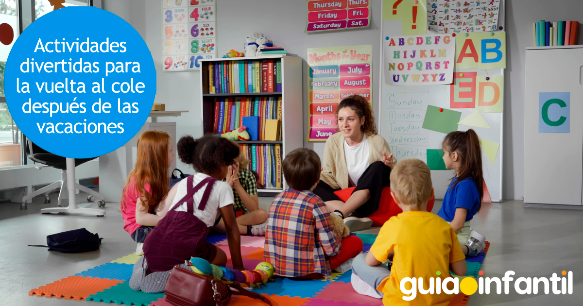 Actividades para niños en el regreso a clases