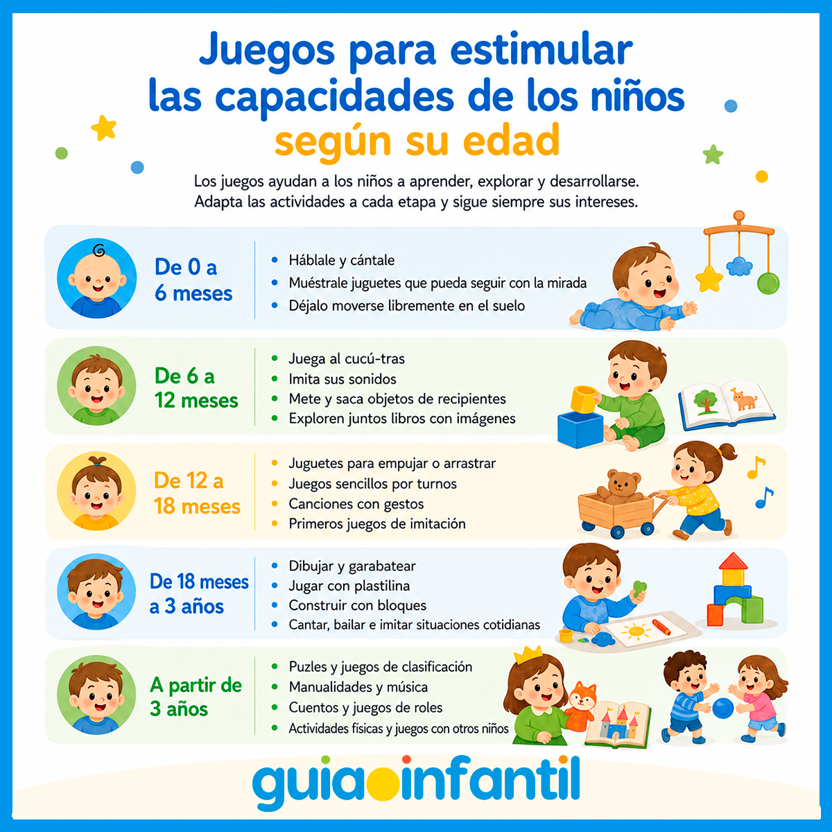 Juegos para estimular las habilidades de los niños