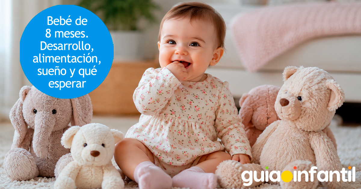Desarrollo del bebé de 8 meses