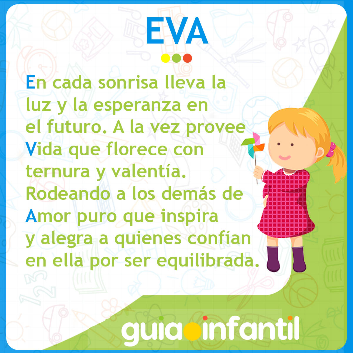 nombre Eva para niñas