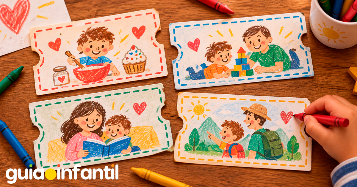 Vales de regalos simbólicos para los niños