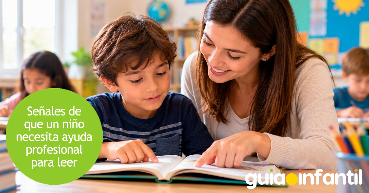 Señales de que un niño necesita ayuda para leer
