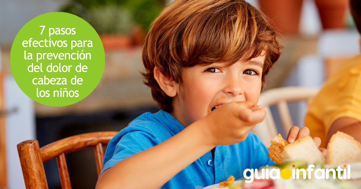 Prevención del dolor de cabeza en niños