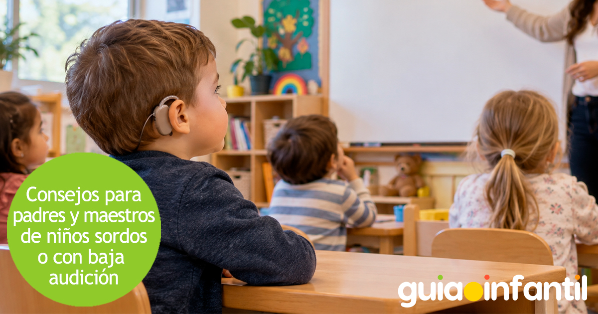 Consejos para padres y profesores sobre la sordera