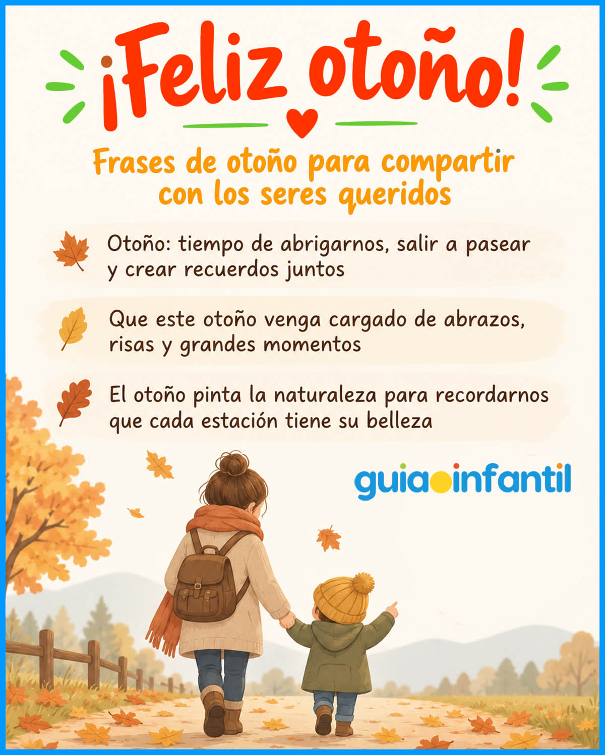 frases y actividades de otoño para niños