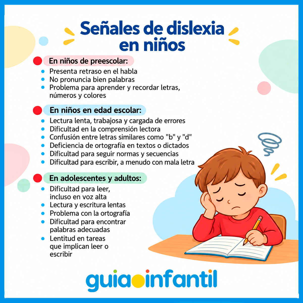 La dislexia en los niños