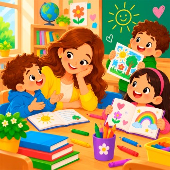 Cuento corto para niños sobre el respeto a los maestros - Isa, profesora