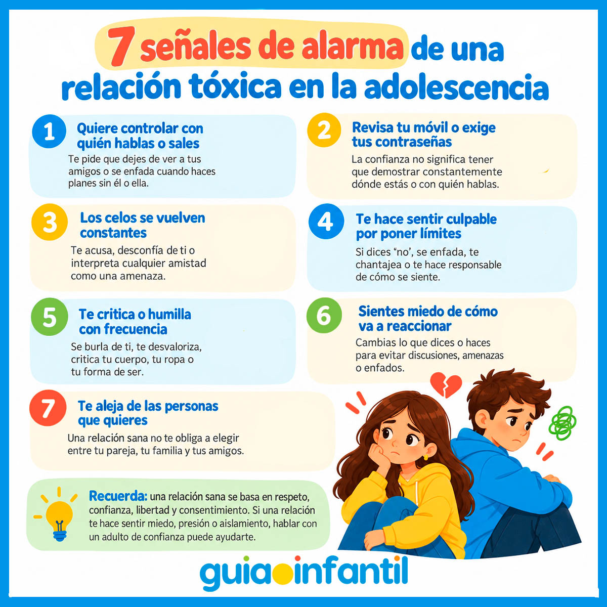 Relación tóxica entre adolescentes