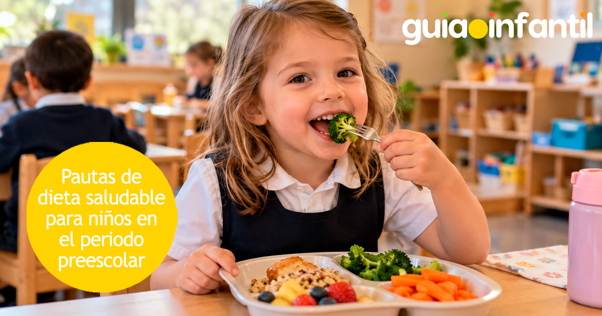 Pautas de dieta saludable para niños