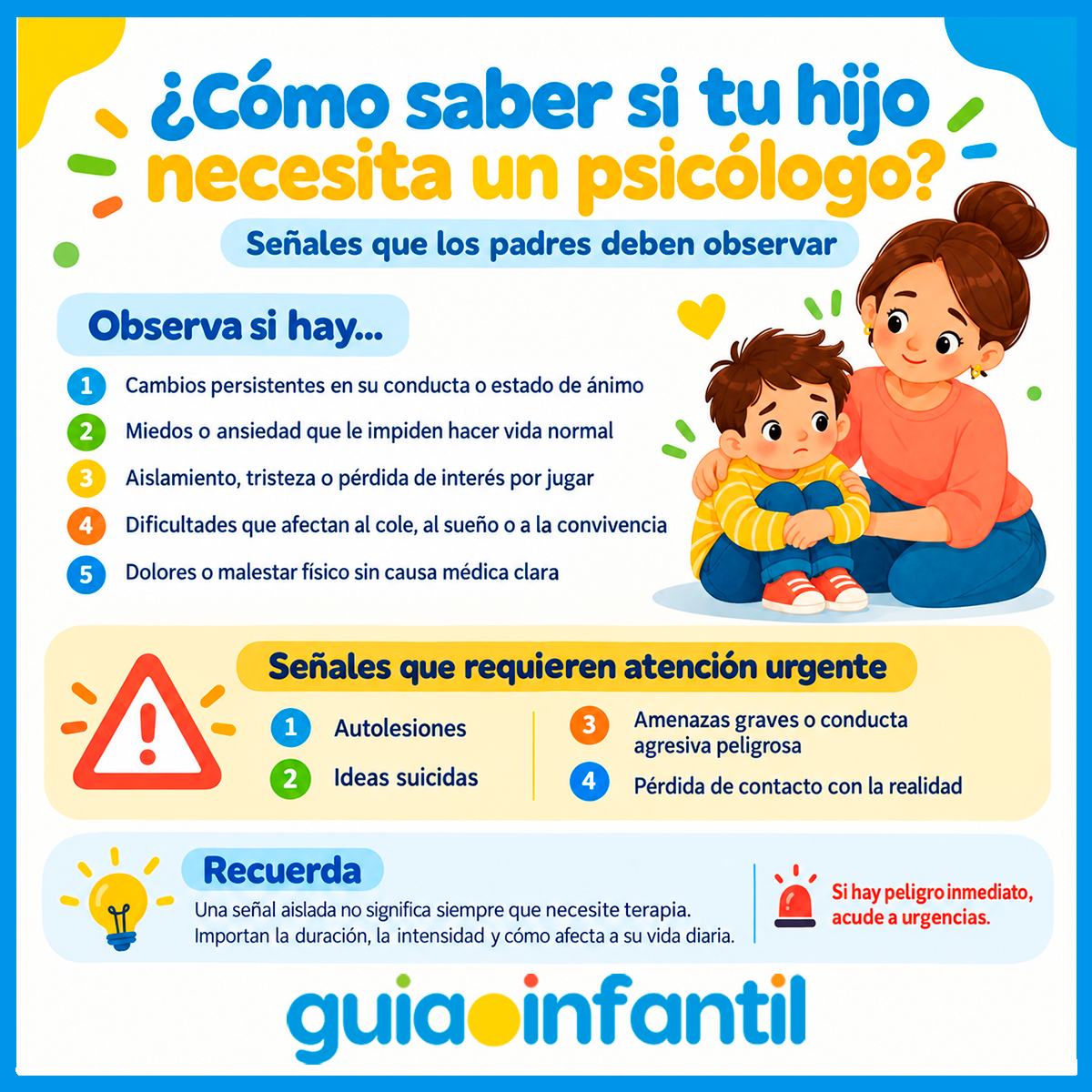 Cuando el niño necesita psicólogo