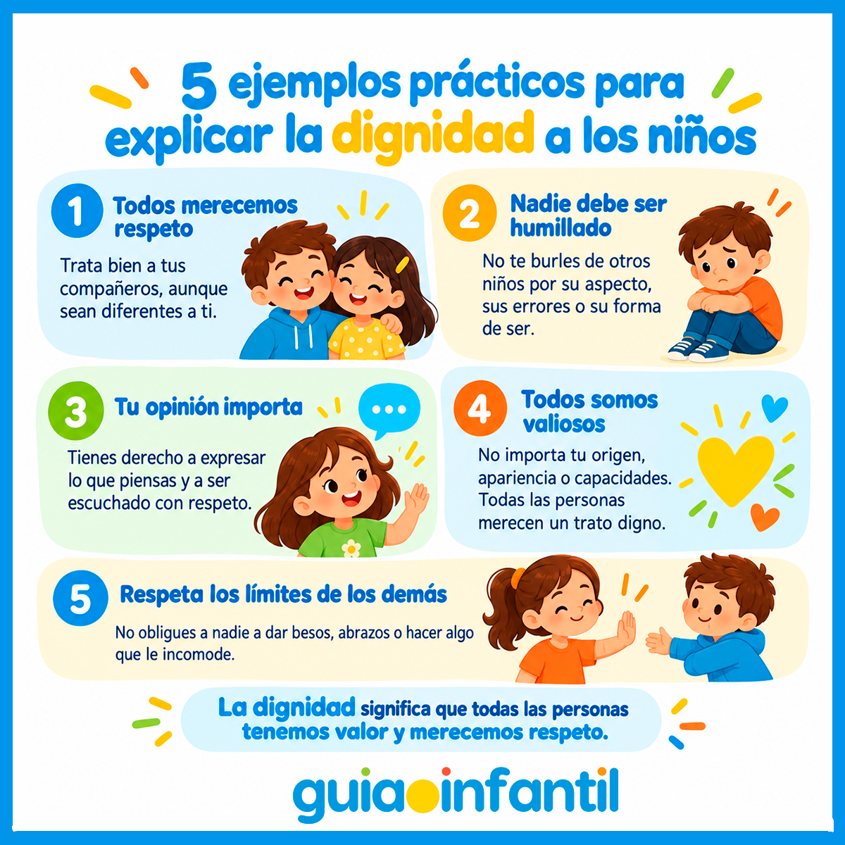 Ejemplos para explicar la dignidad 