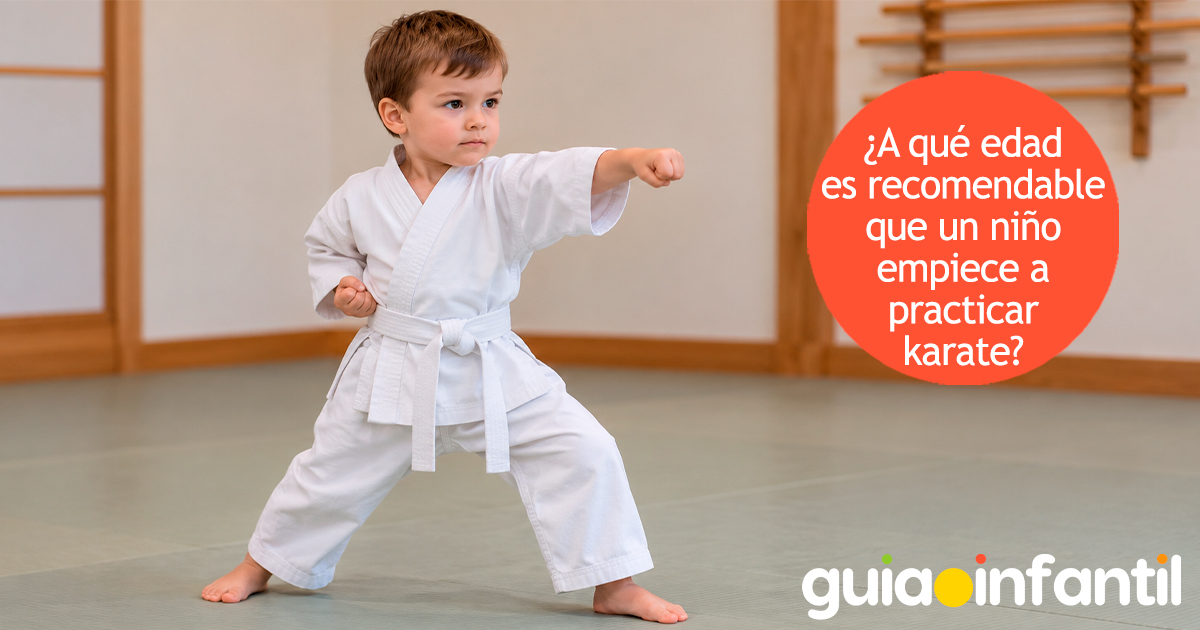 Edad en la que los niños pueden practicar karate