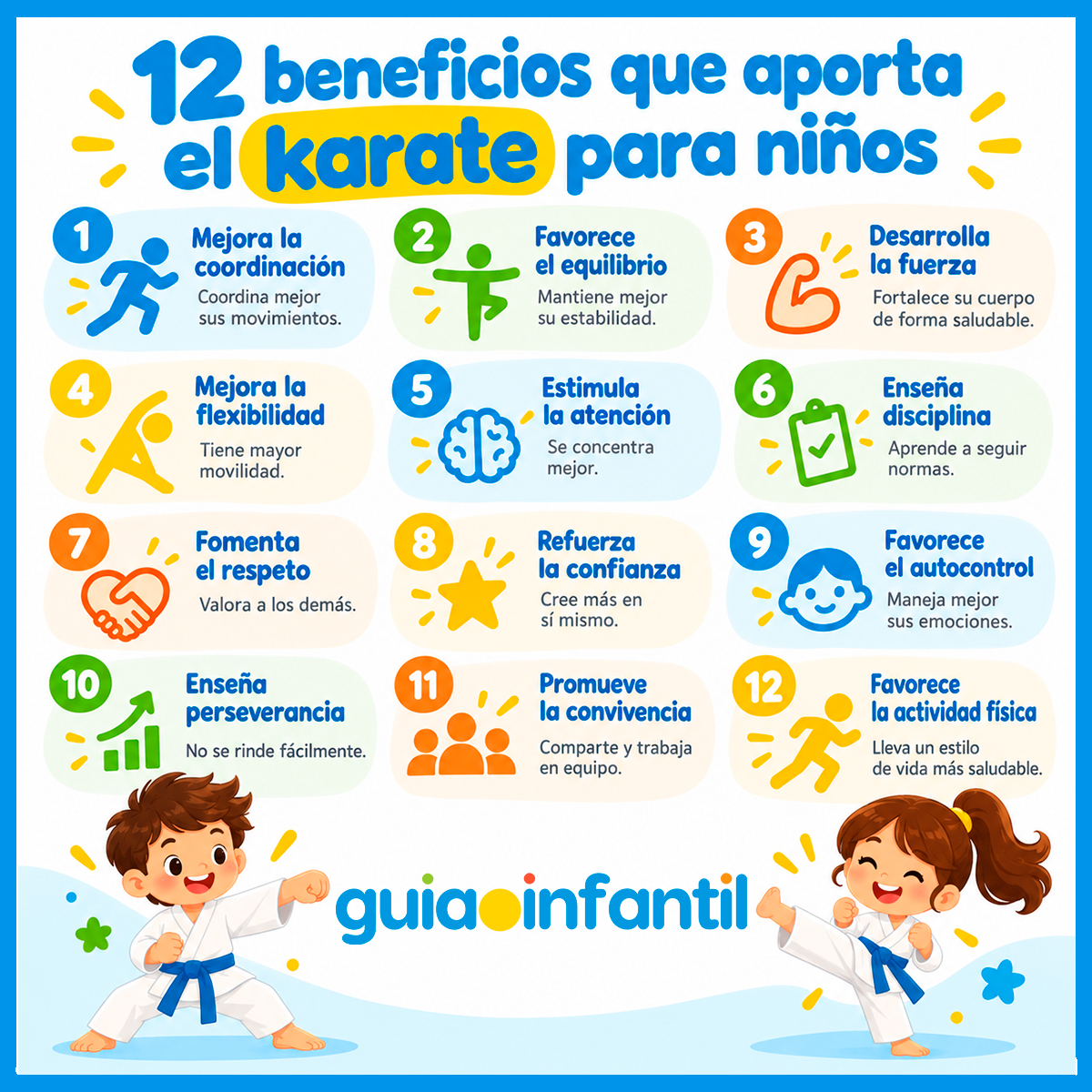 Beneficios del karate para niños