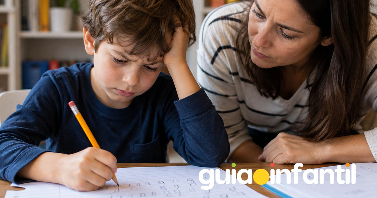 mala escritura de los niños