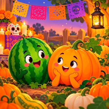 La calabaza que quería ser sandía. Cuento de Halloween sobre autoestima para niños