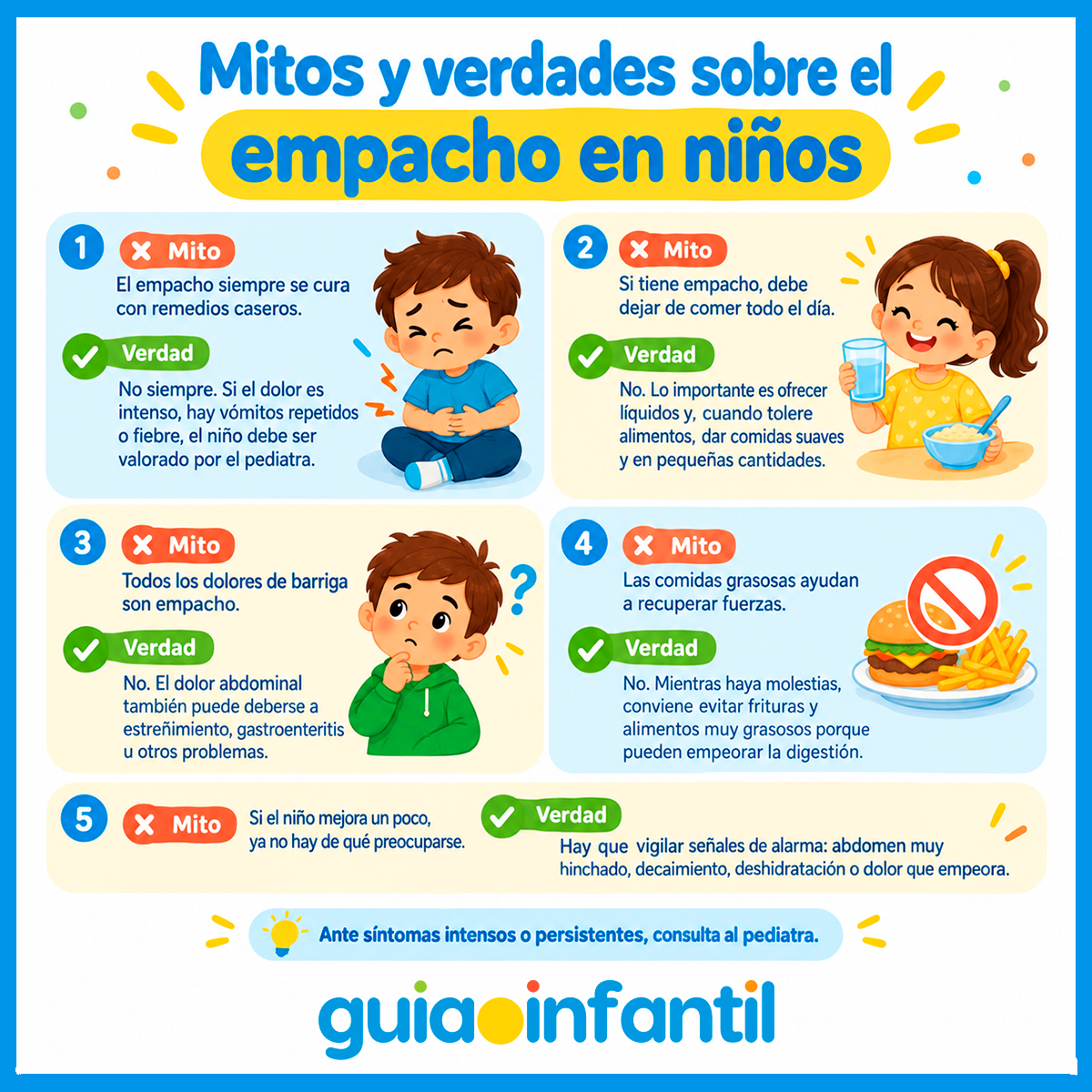 Mitos y verdades del empacho
