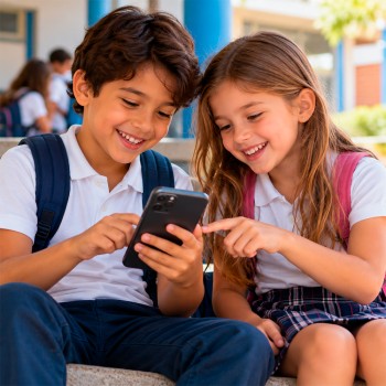 Móviles en el colegio: ventajas, riesgos y normas de uso para niños