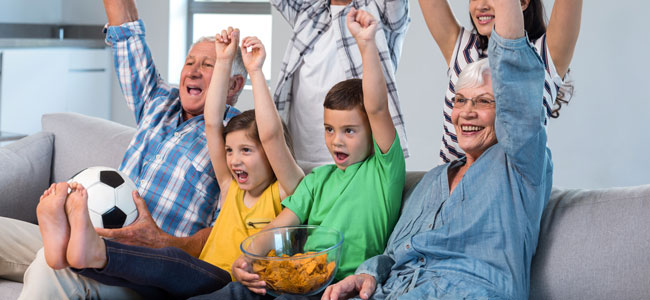 Aperitivos para ver partidos de fútbol con los niños