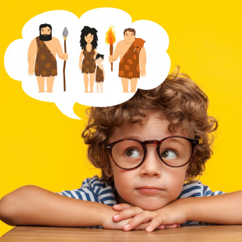 Ejemplos de dictados temáticos de la prehistoria para niños de primaria