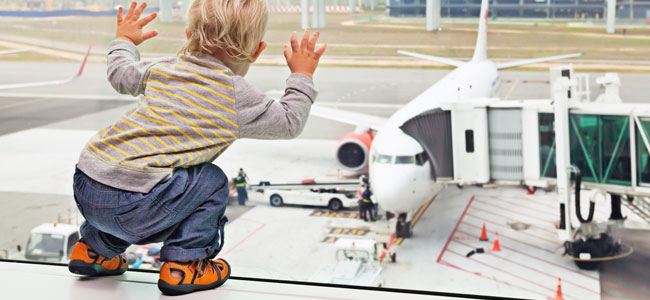 Seguridad de los bebés en el aeropuerto