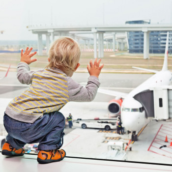 Cuidado con el bebé en el aeropuerto