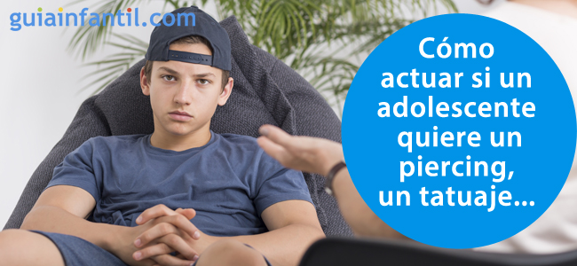 Cómo reaccionar si tu hijo adolescente quiere un piercing