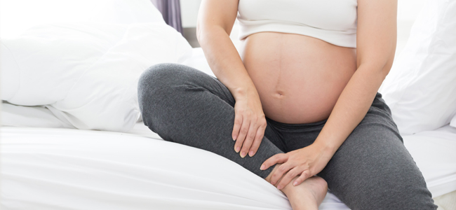 aliviar dolor pierna embarazada