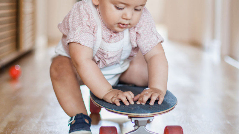Bebés patinadores