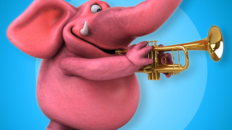 I like elephants - Canción para enseñar inglés a los bebés
