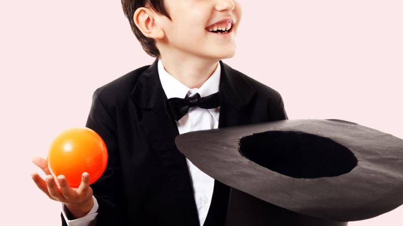 Trucos para niños con una naranja