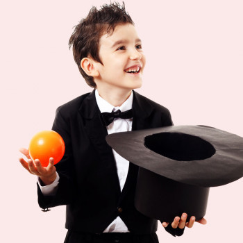 Trucos para niños con una naranja