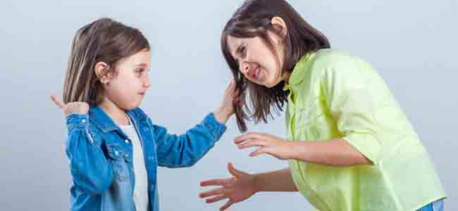 discusiones entre hermanos. 