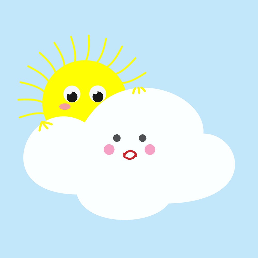 El sol y la nube. Poema infantil sobre la tolerancia