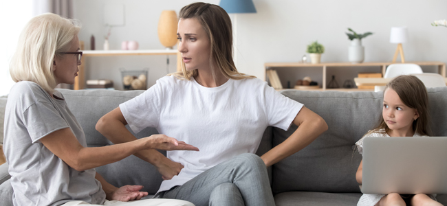 No hables de estas cosas con tus hijos delante