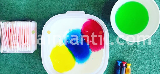 Materiales para este experimento casero para niños