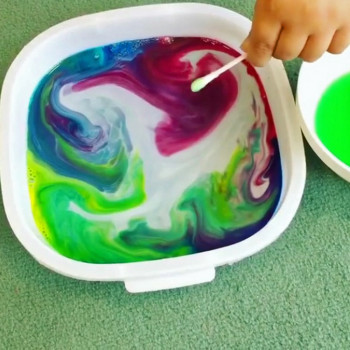 La Vía Láctea y más galaxias de colores. Experimentos para niños