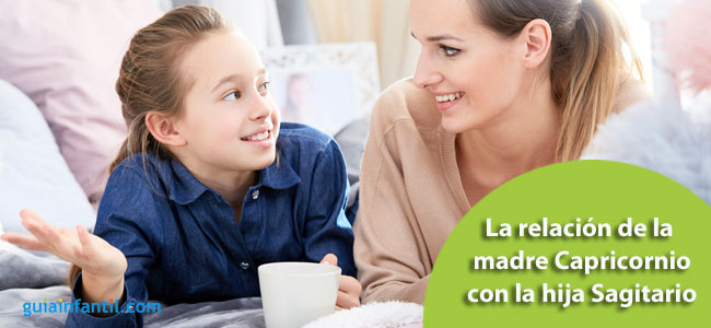 Compatibilidad de la madre Capricornio con la hija Sagitario