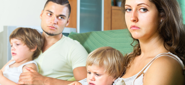 Cuando se dan conflictos entre los padres