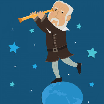 Cuento sobre la apasionante vida de Galileo. Biografías para niños