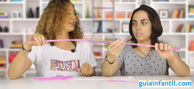 Juegos de cumpleaños. La pajita más larga