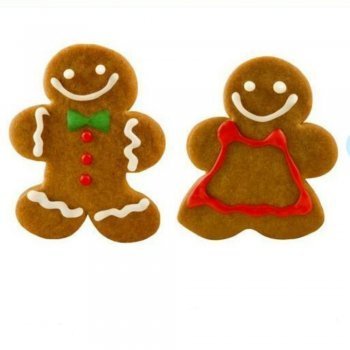 Muñecos de nieve de galleta para Navidad