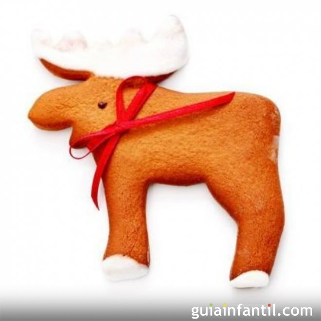 Reno de Papá Noel de galleta