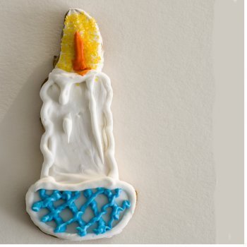 Velas de Navidad de galleta